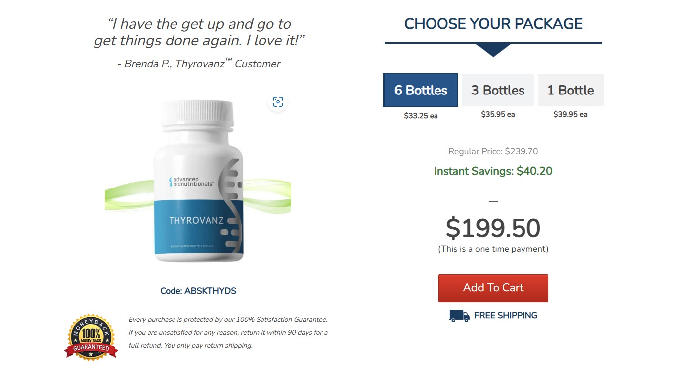 Buy Thyrovanz 1 Bottle